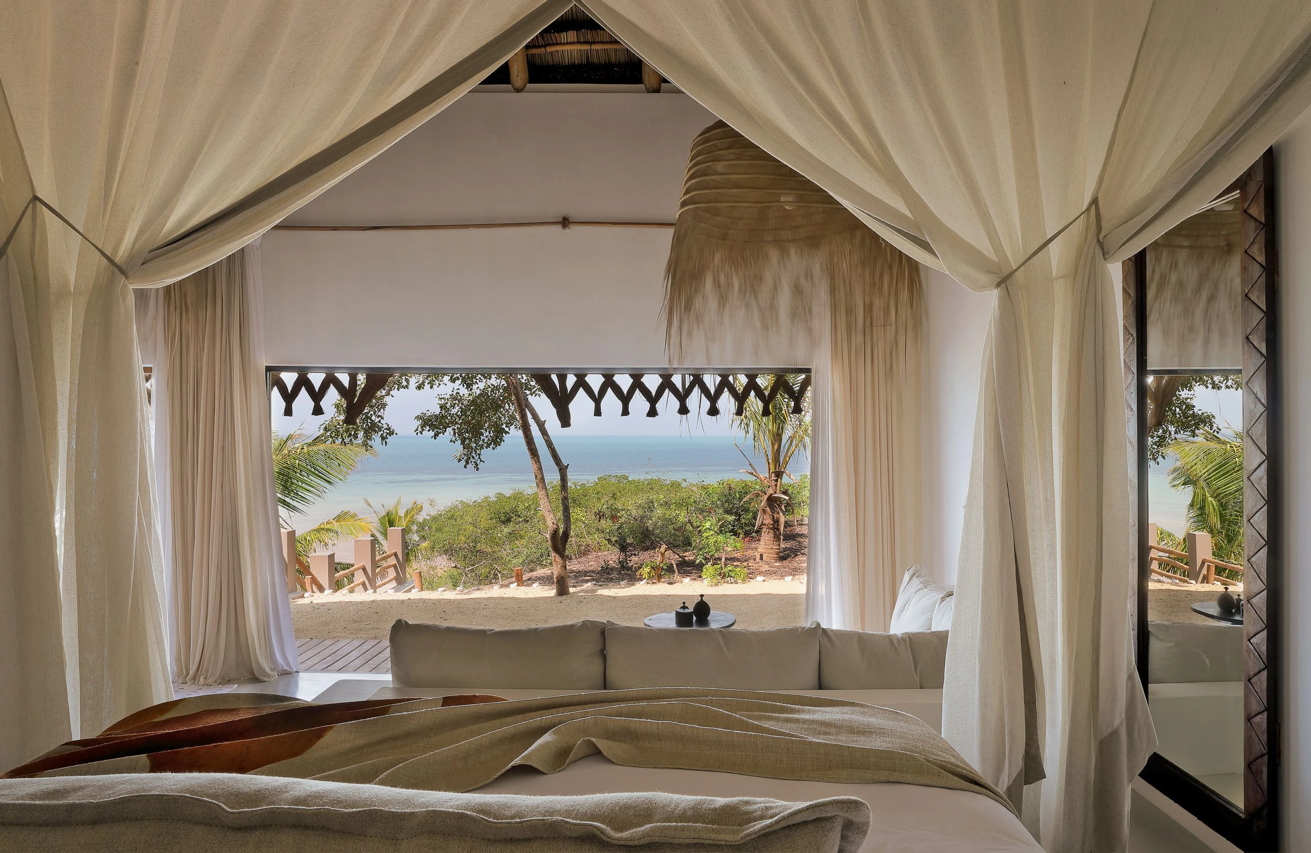 VILLA SAUDADE • A 5-Star luxury Villa with 8 ensuite double bedrooms • Wi-fi • Inhouse Private Chef, full board catering • Beachfront • Private swimming pool Our private vehicle is always ready and available for a trip into town.